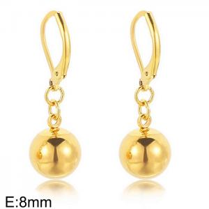 SS Gold-Plating Earring - KE135510-Z