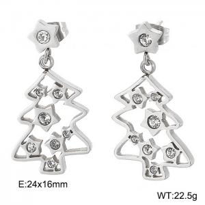 Stainless Steel Earring - KE46705-K
