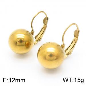 SS Gold-Plating Earring - KE47736-Z