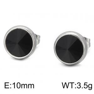 Stainless Steel Stone&Crystal Earrings - KE51588-Z
