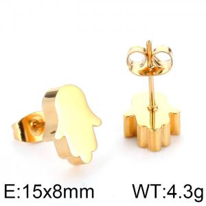 SS Gold-Plating Earring - KE57616-K