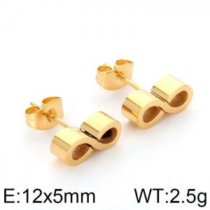 SS Gold-Plating Earring - KE57620-K