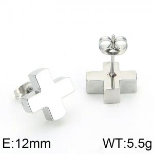 Stainless Steel Earring - KE57626-K