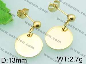 SS Gold-Plating Earring - KE59931-Z