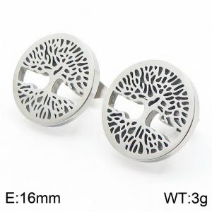 Stainless Steel Earring - KE60929-K