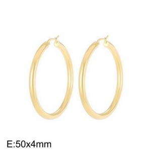 Stainless steel simple fashion earring - KE62246-LO
