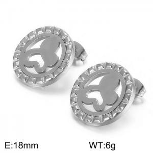 Stainless Steel Earring - KE64261-K