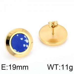 SS Gold-Plating Earring - KE65275-K