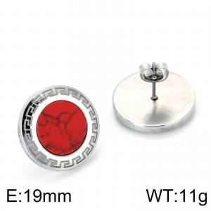 Stainless Steel Earring - KE65282-K