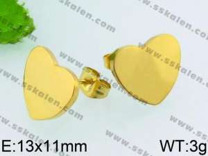 SS Gold-Plating Earring - KE65577-Z