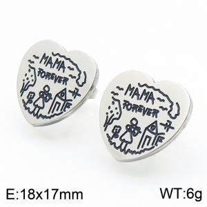 Stainless Steel Earring - KE68769-K