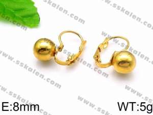 SS Gold-Plating Earring - KE73750-Z