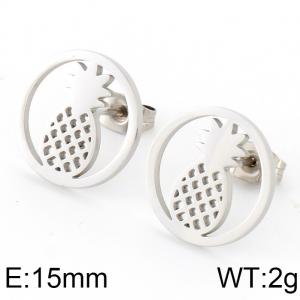 Stainless Steel Earring - KE74826-K