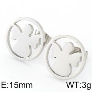 Stainless Steel Earring - KE74841-K