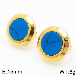 SS Gold-Plating Earring - KE75916-K