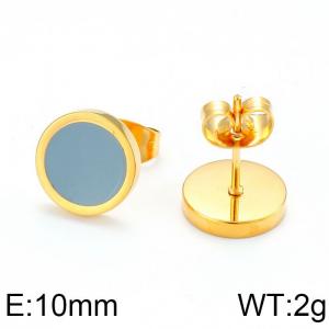 SS Gold-Plating Earring - KE76047-K