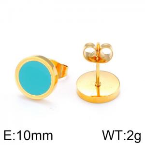 SS Gold-Plating Earring - KE76048-K