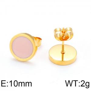 SS Gold-Plating Earring - KE76051-K