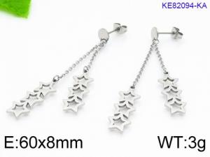 Stainless Steel Earring - KE82094-KA