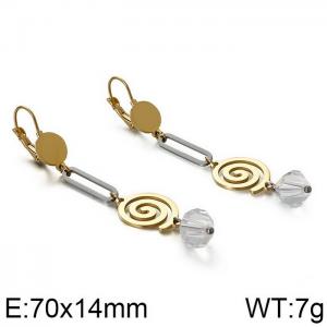 SS Gold-Plating Earring - KE86469-KFC