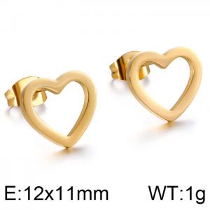 SS Gold-Plating Earring - KE86552-K