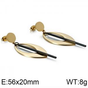SS Gold-Plating Earring - KE86815-KFC