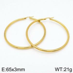 SS Gold-Plating Earring - KE88312-LO