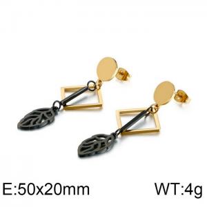 SS Gold-Plating Earring - KE88440-KFC