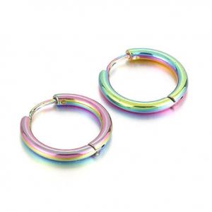 SS Colorful Plating Earring - KE94348-WGJJ