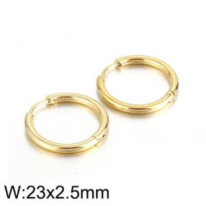 SS Gold-Plating Earring - KE94352-WGJJ