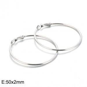Stainless Steel Earring - KE94572-WGJJ