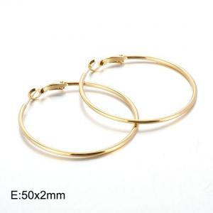 SS Gold-Plating Earring - KE94574-WGJJ