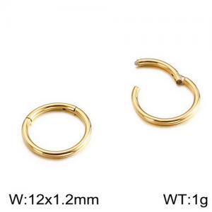 SS Gold-Plating Earring - KE94693-WGJJ