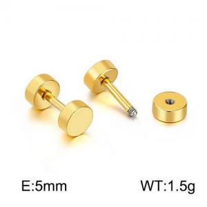 SS Gold-Plating Earring - KE94888-WGJJ