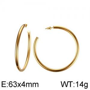 SS Gold-Plating Earring - KE95089-WGSF