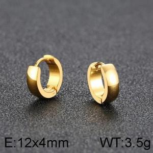SS Gold-Plating Earring - KE95105-WGSF