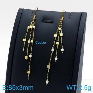 Copper Earring - KE95629-Z