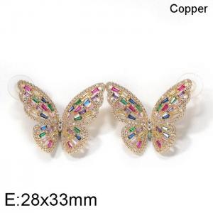 Copper Earring - KE96267-WGGM