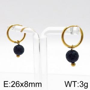 SS Gold-Plating Earring - KE96710-Z