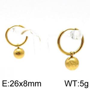 SS Gold-Plating Earring - KE96729-Z