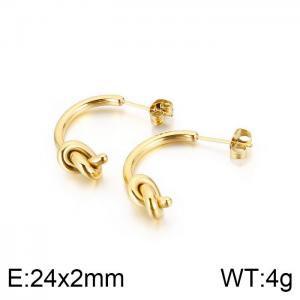SS Gold-Plating Earring - KE97015-KFC