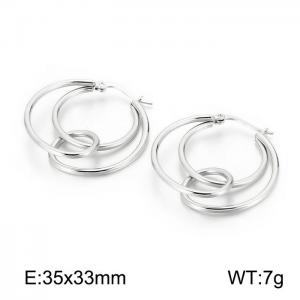 Stainless Steel Earring - KE97027-KFC