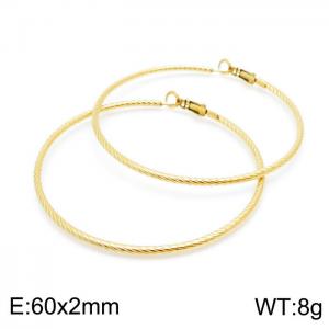 SS Gold-Plating Earring - KE98617-KFC