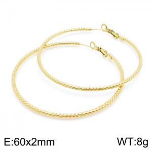 SS Gold-Plating Earring - KE98623-KFC