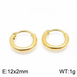 SS Gold-Plating Earring - KE99140-Z