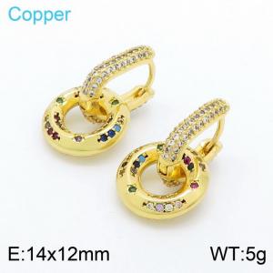 Copper Earring - KE99777-JT