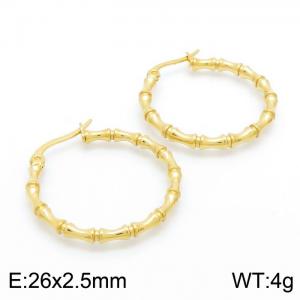 SS Gold-Plating Earring - KE99853-KFC