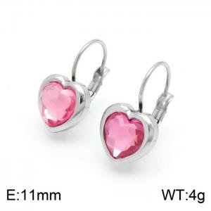 Stainless Steel Stone&Crystal Earring - KE99961-GC