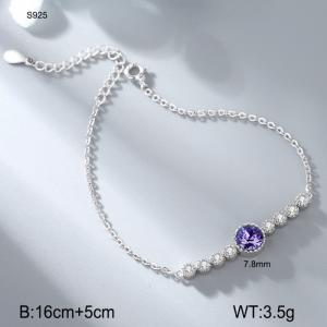 Sterling Silver Bracelet - KFB970-WGBY
