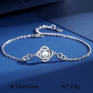 Sterling Silver Bracelet - KFB974-WGBY